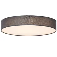 Rabalux LED Deckenleuchte Artemis Metall u. Stoff grau/ weiß