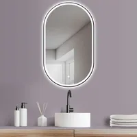 Hoko Design Bad Spiegel oval 50x90 cm / 90x50