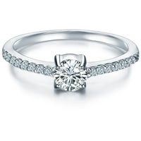 Trilani Ring aus Sterling Silber in mit Zirkonia 48