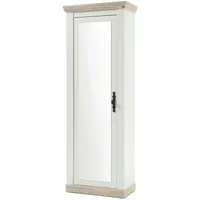 Furn.design Garderobenschrank Rovola in Pinie weiß, 73 x 201