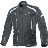 BÜSE Torino II, Textiljacke wasserdicht - Schwarz/Weiß - 3XL