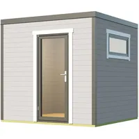 Lasita Maja Weka Gartenhaus S 445 Gr. 1 hellgrau