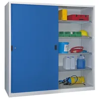 Pavoy Schiebetürenschrank H1950 x B1000 x T600, Böden verzinkt,