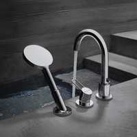 Hansgrohe Axor Uno 3-Loch Einhebel-Wannenrandmischer, Bügelgriff,