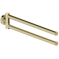 Herzbach Living Handtuchhalter 30.818500.1.03 zweiteilig, 340mm, Wandmontage, PVD gold