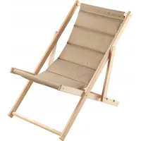 Kadax Liegestuhl, aus Holz, Sonnenliege bis 120kg, Liege aus