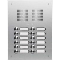 Grothe TS 787 2-6 Türsprechanlage Außeneinheit Silber