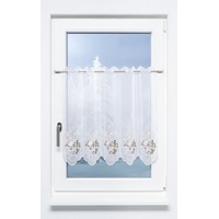 Plauener Spitze® Scheibengardine Plauener Spitze - Haus " (Bx