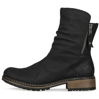 Rieker Damen Klassische Stiefeletten Z6892, Frauen Stiefeletten,Kurzstiefel,uebergangsschuhe,uebergangsstiefel,Boots,schwarz (00),37 EU