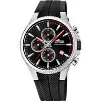 Lotus Herren Chronograph Quarz Uhr mit Gummi Armband 18621/2