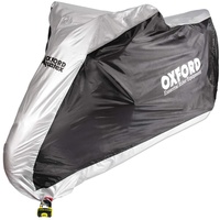 Oxford Aquatex Motorrad Abdeckung - Blue / Grey -