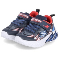 SKECHERS Jungen Light Storm 2.0 Sneaker, Navy Red, 22