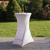 Baumarktplus Stehtisch mit Husse Ø 60cm Bistrotisch Stehtisch Klapptisch
