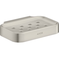 Hansgrohe Seifenschale Axor Uni. Circular 127x90mm, Wandmontage, Edelstahl-Optik