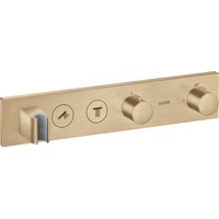 Hansgrohe Fertigmontageset Axor Select UP-Thermostat., 2 Verbr., brushed bronze
