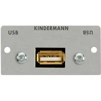 Kindermann Modulares Faceplate-Snap-In (0.05 m, USB