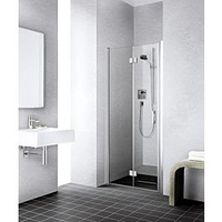 Kermi Liga Pendel-Falttür für Seitenwand LI2SL12520VAK 125x200cm, silber hochglanz,