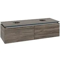 Villeroy & Boch Legato Waschtischunterschrank B66800RK 140x38x50cm, für 2