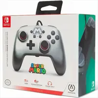 PowerA Mario Silver Controller silber Nintendo Switch