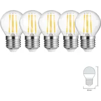 V-Tac LED-Birne 4W E27 430 lm kaltweiß 5 St.