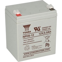 YUASA Blei-Akku NPH5-12 Pb 12V / 5Ah Hochstromakku, Faston