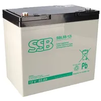 SSB electronic SSB Blei Akku SBL 55-12i AGM Batterie