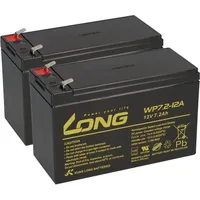  Akku-Satz für Lifta Treppenlift Genesis NP7-12FR, 2 x 12V