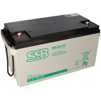SSB Battery SSB Blei Akku SBL 65-12i AGM Batterie