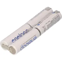 Akkuman Eneloop L2x2 Inline BK-3MCCE mit Lötfahne Modellbau Akkupack