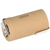 Panasonic Akku Sub-C 1,2V 3000mAh PBK300SCEY1 PP Pappmantel Z-Lötfahne