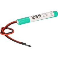 Akkuman 3,6V Akkupack für Notleuchten 500mAh L1x3 20cm Kabel