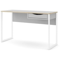 VCM ebuy24 Schreibtisch 130 cm - Weiß