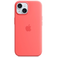 Apple Silikon Case mit MagSafe für iPhone 15 Guave