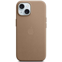 Apple Feingewebe Case mit MagSafe für iPhone 15 Taupe