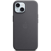 Apple Feingewebe Case mit MagSafe für iPhone 15 schwarz
