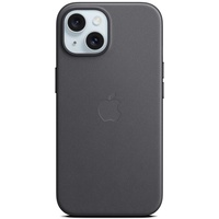 Apple iPhone 15 Feingewebe Case mit MagSafe - Schwarz