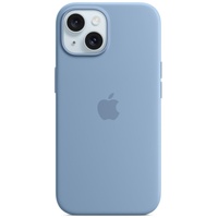 Apple Silikon Case mit MagSafe Winterblau