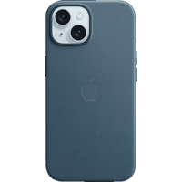 Apple Feingewebe Case mit MagSafe für iPhone 15 pazifikblau
