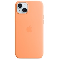 Apple Silikon Case mit MagSafe iPhone 15 Plus Orange