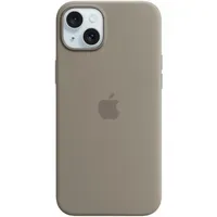 Apple iPhone 15 Plus Silikon Case mit MagSafe tonbraun