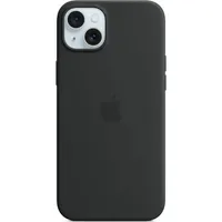 Apple iPhone 15 Plus Silikon Case mit MagSafe schwarz