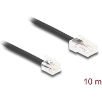 DeLock Telefonkabel RJ-45 Stecker RJ-11 Stecker schwarz, 10 (M)