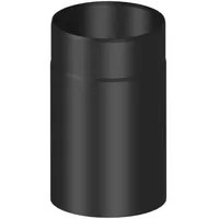 Jeremias Ofenrohr Längenelement 250 mm-kürzbar | schwarz | Ø160mm
