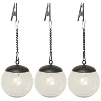 Star Trading LED-Solar-Kugeln Globe 3er-Set