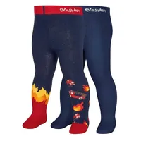 Playshoes Strumpfhose Feuerwehr 2er Set, 110/116