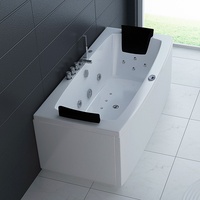 Purehaven Whirlpool 160x80 cm Heizung Reinigungsprogramm & Lichttherapie elegantes