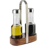 APS Essig- & Öl-Menage Wood 7,5 x 16 cm