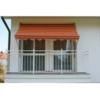 Angerer Klemmmarkise Exklusiv 150 cm orange-braun