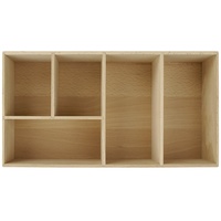 Fackelmann Schubladen-Box Buche 17 cm x 7 cm x