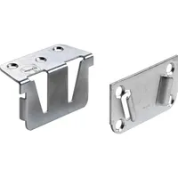 Hettich Mittelbalkenverbinder Doppelbetten 38,5 x 69 mm Stahl Verzinkt